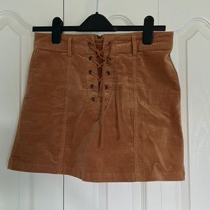 Suede Skirt